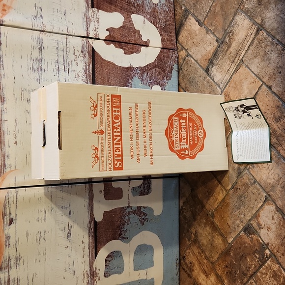 Vintage Steinbach German Handmade Wooden Lion Jungle King Nutcracker IOB Tag - Picture 7 of 8